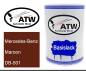 Preview: Mercedes-Benz, Maroon, DB-501: 500ml Lackdose, von ATW Autoteile West.