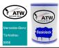 Preview: Mercedes-Benz, Türkisblau, 5856: 500ml Lackdose, von ATW Autoteile West.