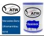 Preview: Mercedes-Benz, Ultramarinblau, 5318: 500ml Lackdose, von ATW Autoteile West.