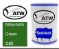 Preview: Mitsubishi, Green, G89: 500ml Lackdose, von ATW Autoteile West.