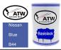 Preview: Nissan, Blue, B44: 500ml Lackdose, von ATW Autoteile West.