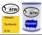 Preview: Nissan, Sunburst, E10: 500ml Lackdose, von ATW Autoteile West.