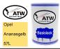 Preview: Opel, Ananasgelb, 57L: 500ml Lackdose, von ATW Autoteile West.