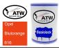 Preview: Opel, Blutorange, 616: 500ml Lackdose, von ATW Autoteile West.
