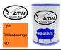 Preview: Opel, Brillantorange, ND: 500ml Lackdose, von ATW Autoteile West.