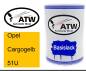Preview: Opel, Cargogelb, 51U: 500ml Lackdose, von ATW Autoteile West.