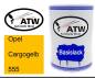 Preview: Opel, Cargogelb, 555: 500ml Lackdose, von ATW Autoteile West.