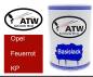 Preview: Opel, Feuerrot, KP: 500ml Lackdose, von ATW Autoteile West.