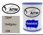 Preview: Opel, Hellgrau, 108: 500ml Lackdose, von ATW Autoteile West.