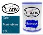 Preview: Opel, Marineblau, 23U: 500ml Lackdose, von ATW Autoteile West.
