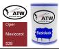 Preview: Opel, Mexicorot, 539: 500ml Lackdose, von ATW Autoteile West.