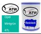 Preview: Opel, Mintgrün, 47L: 500ml Lackdose, von ATW Autoteile West.