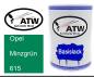 Preview: Opel, Minzgrün, 615: 500ml Lackdose, von ATW Autoteile West.