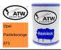 Preview: Opel, Pastellorange, 873: 500ml Lackdose, von ATW Autoteile West.