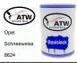 Preview: Opel, Schneeweiss, 8624: 500ml Lackdose, von ATW Autoteile West.