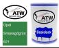 Preview: Opel, Smaragdgrün, 621: 500ml Lackdose, von ATW Autoteile West.