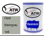 Preview: Opel, Steingrau, 145: 500ml Lackdose, von ATW Autoteile West.