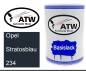 Preview: Opel, Stratosblau, 234: 500ml Lackdose, von ATW Autoteile West.