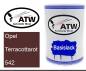 Preview: Opel, Terracottarot, 542: 500ml Lackdose, von ATW Autoteile West.