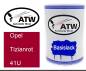 Preview: Opel, Tizianrot, 41U: 500ml Lackdose, von ATW Autoteile West.