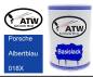 Preview: Porsche, Albertblau, 018X: 500ml Lackdose, von ATW Autoteile West.