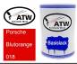 Preview: Porsche, Blutorange, 018: 500ml Lackdose, von ATW Autoteile West.
