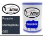 Preview: Porsche, Montegoblau, G5D: 500ml Lackdose, von ATW Autoteile West.