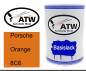 Preview: Porsche, Orange, 8C6: 500ml Lackdose, von ATW Autoteile West.