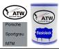 Preview: Porsche, Sportgrau, M7M: 500ml Lackdose, von ATW Autoteile West.