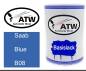 Preview: Saab, Blue, B08: 500ml Lackdose, von ATW Autoteile West.