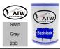 Preview: Saab, Gray, 26D: 500ml Lackdose, von ATW Autoteile West.