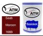 Preview: Saab, Maroon, 168B: 500ml Lackdose, von ATW Autoteile West.