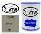 Preview: Toyota, Gray, 1G6: 500ml Lackdose, von ATW Autoteile West.