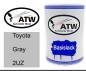 Preview: Toyota, Gray, 2UZ: 500ml Lackdose, von ATW Autoteile West.