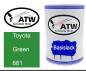 Preview: Toyota, Green, 681: 500ml Lackdose, von ATW Autoteile West.