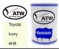 Preview: Toyota, Ivory, 4H8: 500ml Lackdose, von ATW Autoteile West.