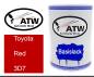 Preview: Toyota, Red, 3D7: 500ml Lackdose, von ATW Autoteile West.