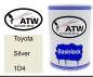 Preview: Toyota, Silver, 1D4: 500ml Lackdose, von ATW Autoteile West.