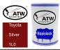 Preview: Toyota, Silver, 1L0: 500ml Lackdose, von ATW Autoteile West.