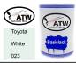 Preview: Toyota, White, 023: 500ml Lackdose, von ATW Autoteile West.