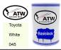 Preview: Toyota, White, 045: 500ml Lackdose, von ATW Autoteile West.