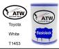 Preview: Toyota, White, T1453: 500ml Lackdose, von ATW Autoteile West.