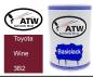 Preview: Toyota, Wine, 3B2: 500ml Lackdose, von ATW Autoteile West.