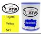 Preview: Toyota, Yellow, 541: 500ml Lackdose, von ATW Autoteile West.