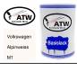 Preview: Volkswagen, Alpinweiss, M1: 500ml Lackdose, von ATW Autoteile West.