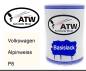 Preview: Volkswagen, Alpinweiss, P8: 500ml Lackdose, von ATW Autoteile West.