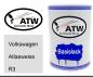 Preview: Volkswagen, Atlasweiss, R3: 500ml Lackdose, von ATW Autoteile West.