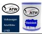 Preview: Volkswagen, Azuritblau, LY5D: 500ml Lackdose, von ATW Autoteile West.