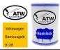 Preview: Volkswagen, Bambusgelb, 9138: 500ml Lackdose, von ATW Autoteile West.