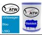 Preview: Volkswagen, Blau, L59Q: 500ml Lackdose, von ATW Autoteile West.